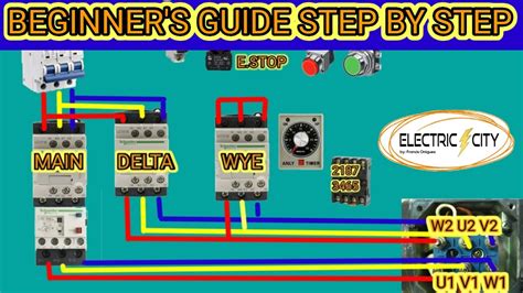 wye delta motor starterbeginners guide step  step youtube