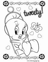 Tweety Coloring Pages Library Clipart Bird sketch template