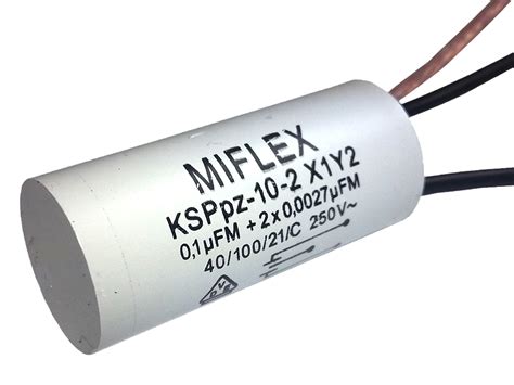 kondensator miflex ksppz   xy uf przewody  allegro