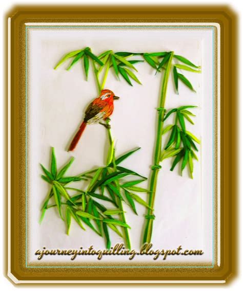 A Journey Into Quilling And Paper Crafting Quilled Picture Of Nature