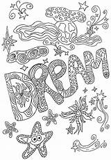 Coloring Pages Bullying Coloriage Adult Dream Dessin Anti Adulte Colouring Paisley Stress Voor Volwassenen Imprimer Colorier Kleuren Pour Coloriages Quote sketch template