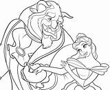 Bestia Princesas Visitar Getdrawings sketch template
