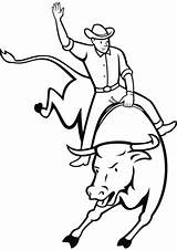 Rodeo Colorare Supercoloring Immagini Bucking Cowboy Bulls Clipartmag Disegni Cavallo sketch template