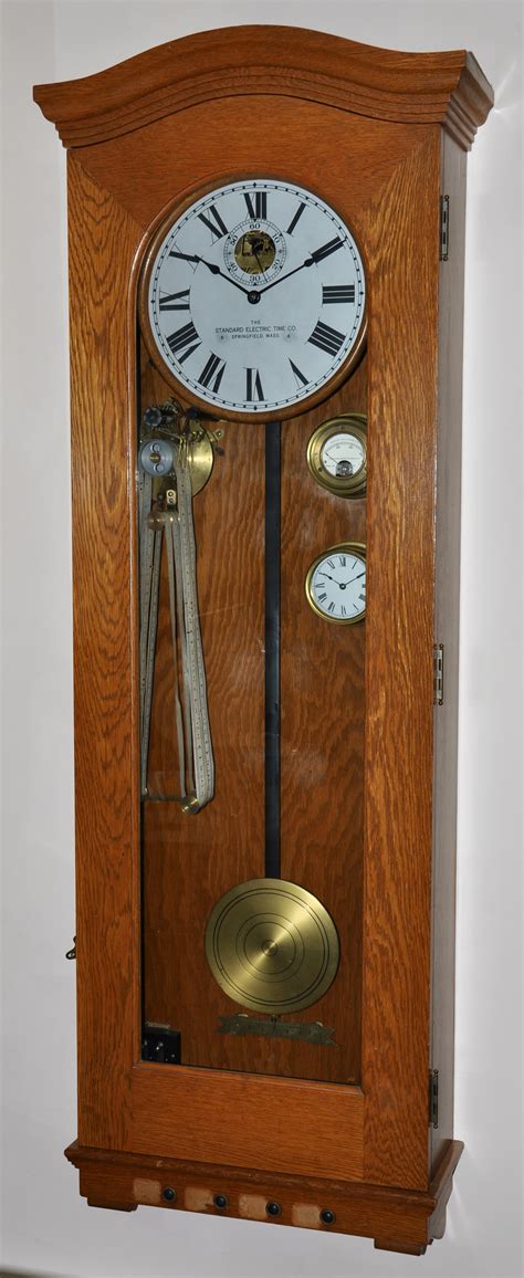 filestandard electric time  electromechanical master clock jpg wikimedia commons