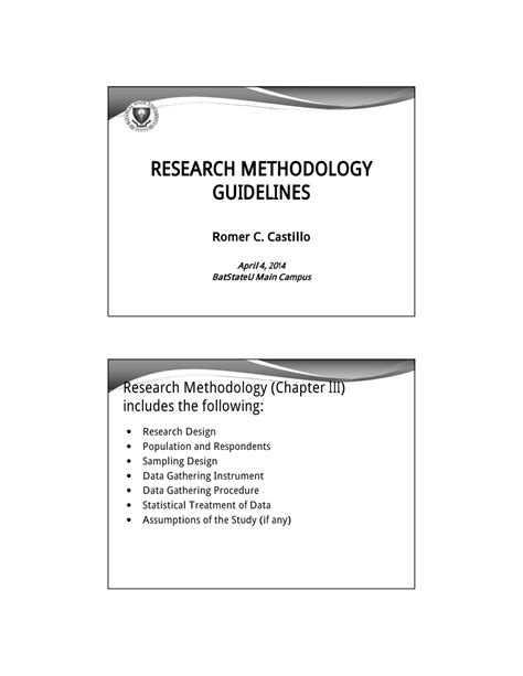 research methodology guidelines