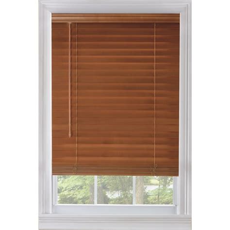 custom size   levolor        warm cherry wood   slat room darkening cordless