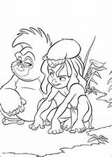 Tarzan Selva Colorir Terk Ausmalbilder Livre Coloriages Dschungel Coloriage Giungla Amicone Ausmalbild Dschungelbuch Mowgli Colorier sketch template