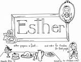 Esther Coloring Pages Bible Queen Kids Story Children Book Great Preschool Sheet Books Ministry Christian Quotes May Quotesgram Print Birijus sketch template