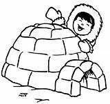 Igloo Coloring Eskimo Pages Inuit Drawing Penguin Printable Kids Happy Kid People Color Print Houses Getcolorings Template Sheets Preschool Types sketch template