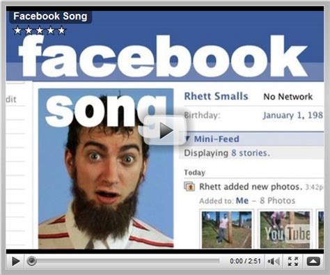 facebook song video