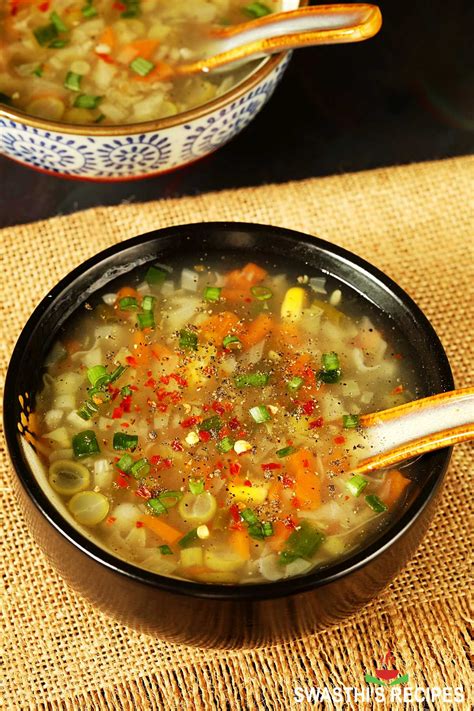 vegetable soup recipe swasthis recipes