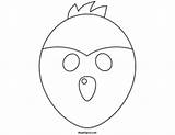 Mask Bird Color Masks Maskspot sketch template