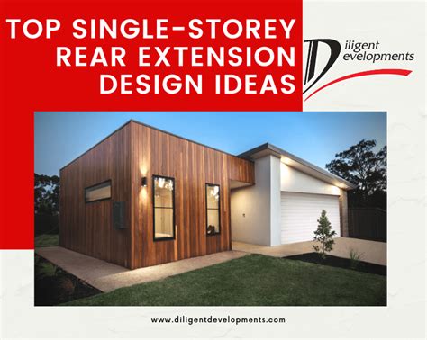 top single storey rear extension design ideas diligent developments