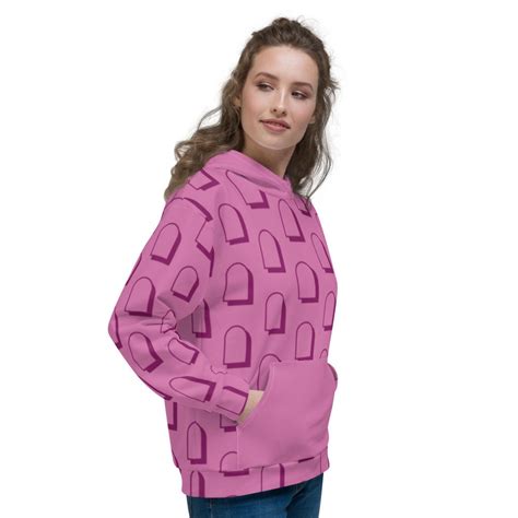 pink unisex hoodie etsy