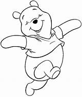 Winnie Pooh Coloring Animation Movies Pages Drawing sketch template