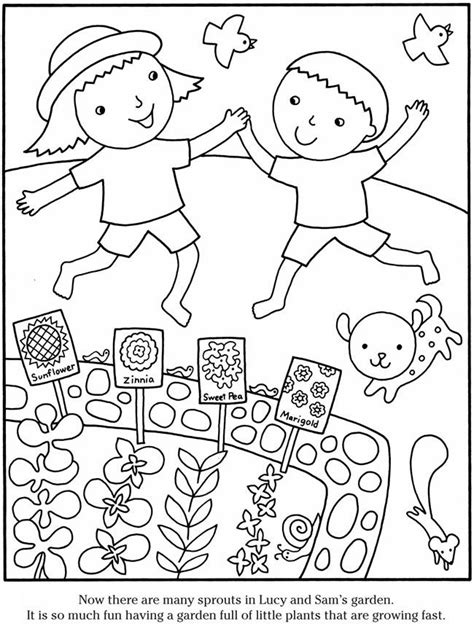 garden coloring pages  preschool  getdrawings