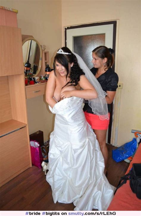 Bride Bigtits Bigboobs Nipslip Oops Dressingroom