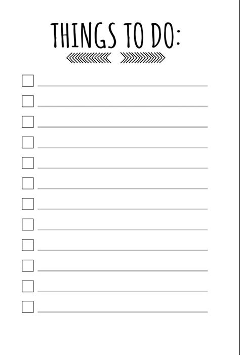 lists printable planner pages filofax planners