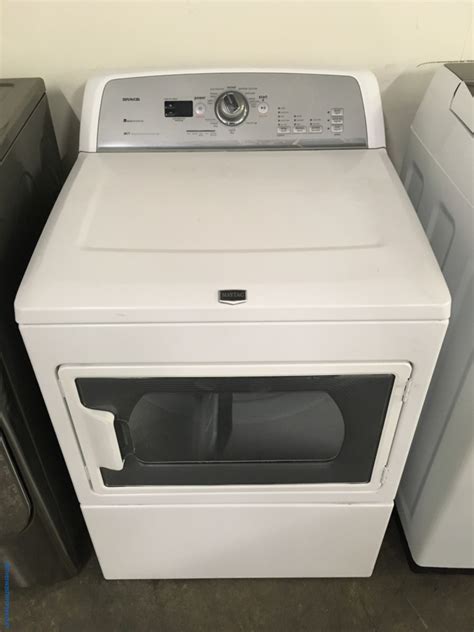 large images  maytag bravos mct dryer  wide   cuft capacity sanitize cycle
