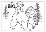 Bear Brother Coloring Pages Kids Color Print Disney Justcolor sketch template