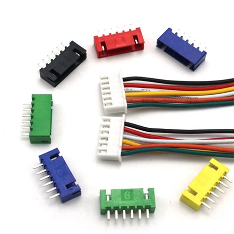 jst xh mm wire  board male female connectors straight pin header