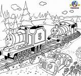 Thomas Train Drawing Kids Printable Percy Tank Engine Cartoon Coloring Friends Clip Clipart Railway Pages Drawings James Easy Colouring Scenery sketch template
