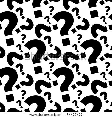 seamless question background vector illustration