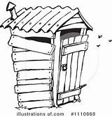 Outhouse Clipart Privy Stinky Illustration Royalty Bathroom Vector Toilet Dennis Holmes Designs Print Outline Poster Getdrawings Prints Slime Gross Character sketch template
