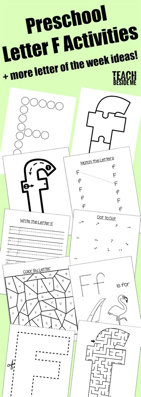 preschool letter  activities letter   week teach