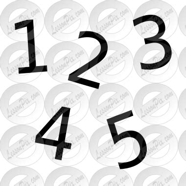 numbers picture  classroom therapy  great numbers clipart