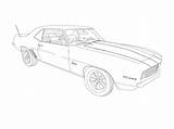 Camaro Drawing Chevrolet 1969 Ss Z28 69 Drawings Impala Sketch Coloring Pages Camero V8 Bnw Deviantart Paintingvalley Template sketch template