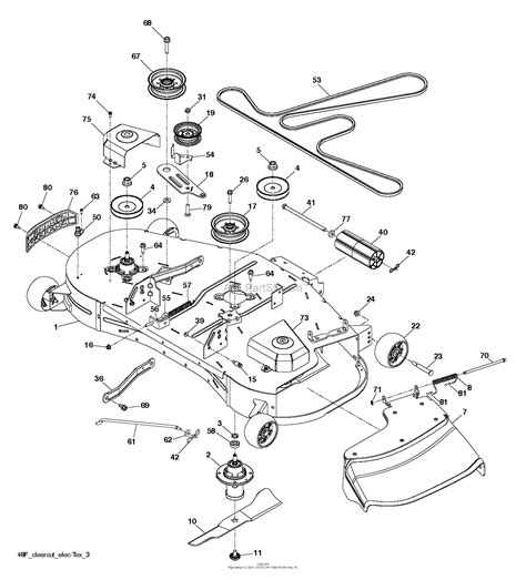 Husqvarna Lgt48dxl 96045006700 2017 07 Parts Diagram For Mower Deck