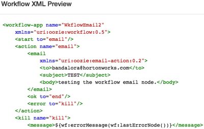 view  xml code hortonworks data platform