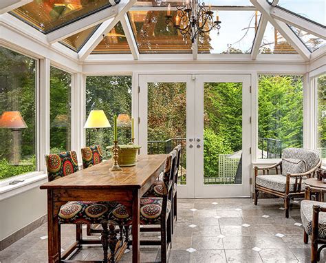 awesome glass sunroom addition   incorporate   home
