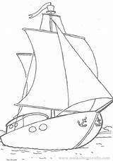 Yacht Coloring Pages Colouring Colour Popular Print sketch template