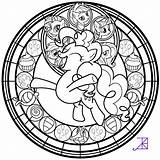 Coloring Stained Glass Pie Pages Pinkie Pony Little Akili Amethyst Deviantart Line Better Popular Sheets sketch template