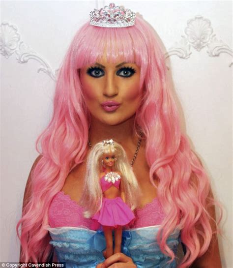 the human barbie with a brain even bigger than her 34f chest meet the