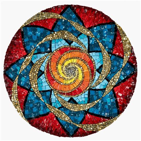 mosaic mandala design  mosaico mosaic artwork mosaic art mosaic