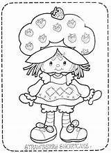 Strawberry Shortcake Easter sketch template