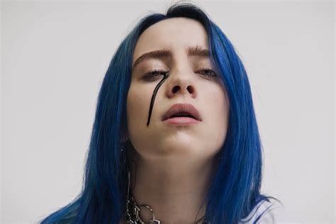 billie eilish cry black tears    partys  video rolling stone
