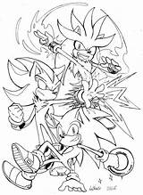 Sonic Silver Hedgehog Shadow Trio Coloring Deviantart Pages Colorear Para Characters Dibujos Drawing Amy Colouring Color Dark Choose Board Printable sketch template