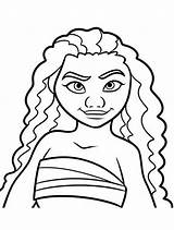 Moana Coloring Pages Picturethemagic Easy Close Printable Disney Kids Getcoloringpages Drawings Source Character Print sketch template