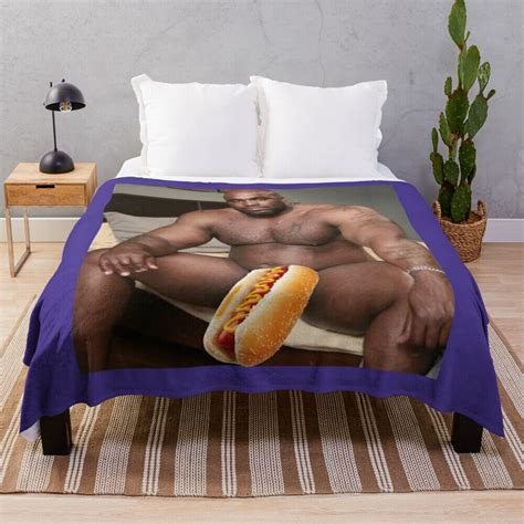 Big Dick Black Guy Meme Barry Wood Throw Blanket Moving Blanket Dorm