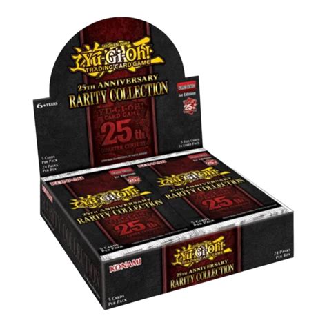 yu gi   anniversary rarity collection booster box