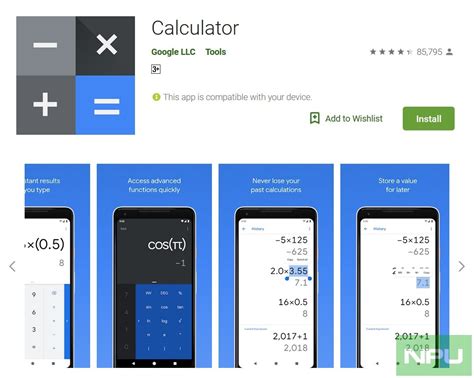 googles calculator app  android updated   important  feature nokiapoweruser