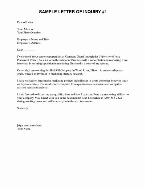 business inquiry letter sample  latest news
