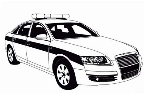 police car coloring page  toddlers  file include svg png eps dxf