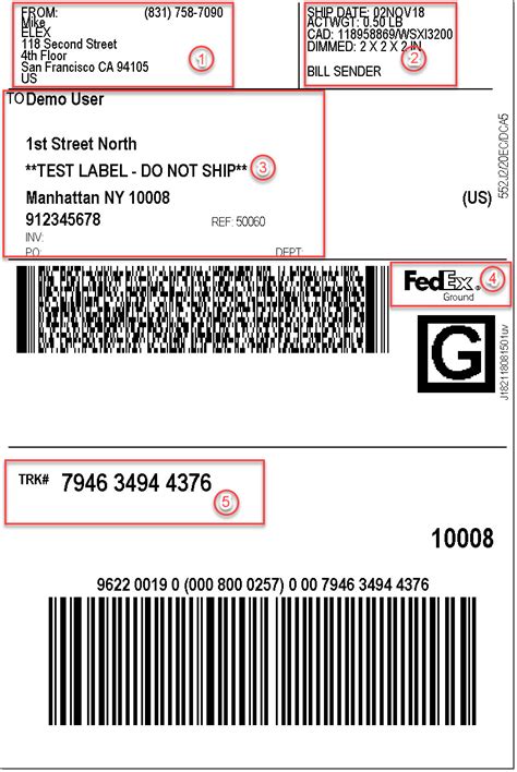 fedex shipping labels printable