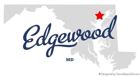 map  edgewood md maryland