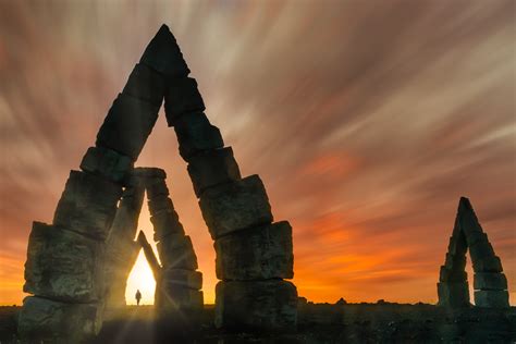 arctic henge raufarhoefn iceland